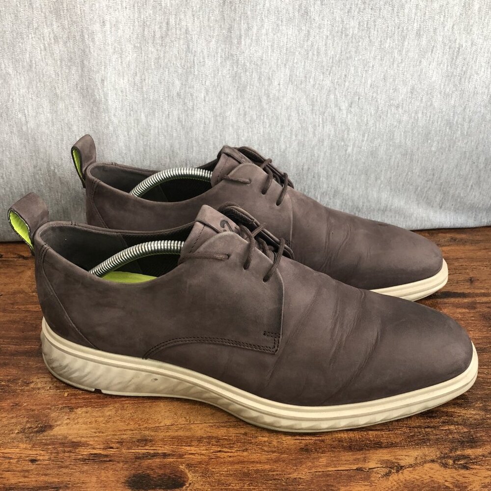 ECCO 'St. 1 Hybrid' Mens SZ EU 44 US 10-10.5 Plain Toe Derby Lavender Shoes
